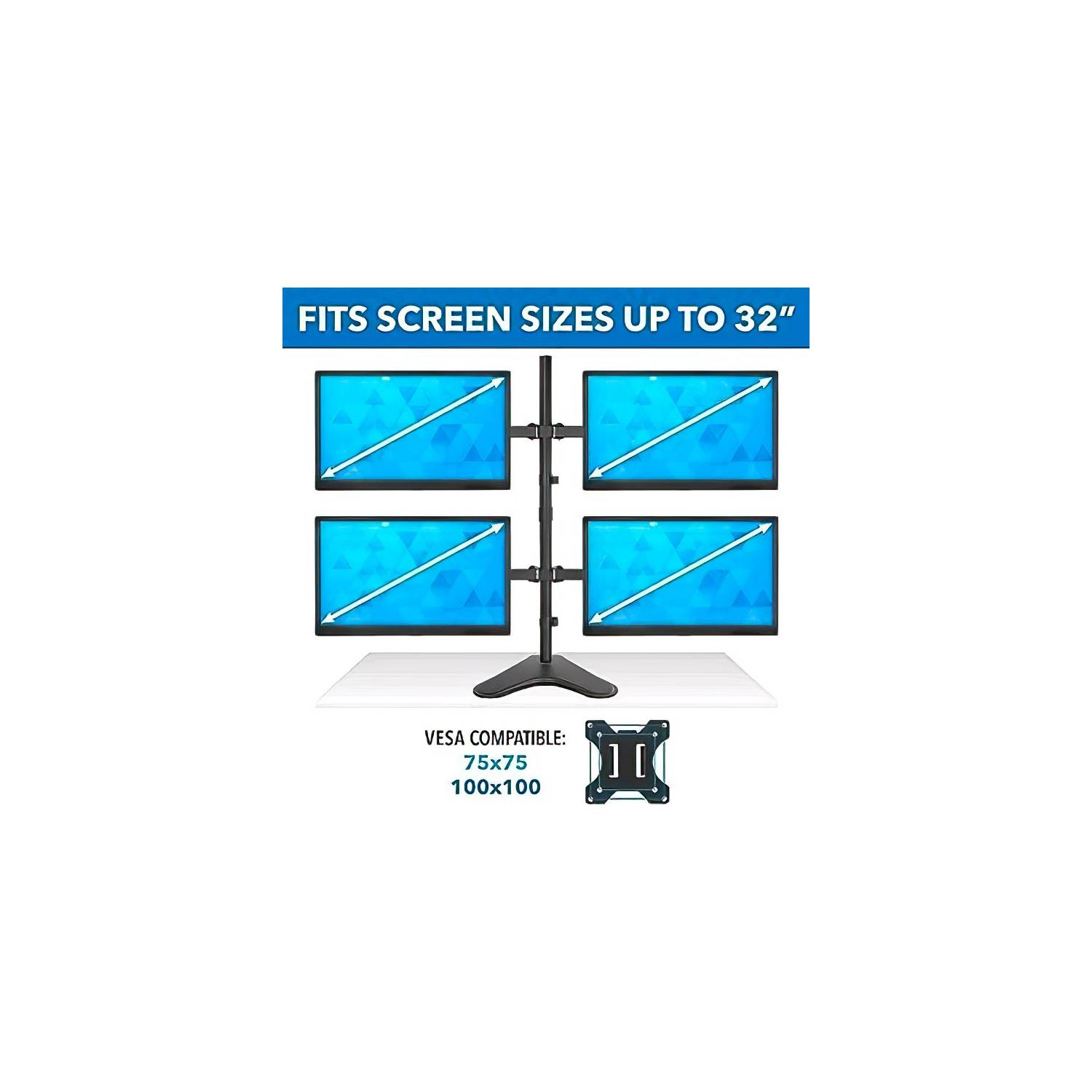 <?php echo Rack Ergonómico de Escritorio para 4 Monitores 13 - 27 IMPORTADO;?>