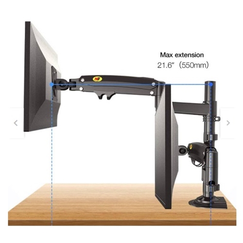 <?php echo Rack Ergonómico Flexible para Dos Monitores 17" a 27" IMPORTADO;?>