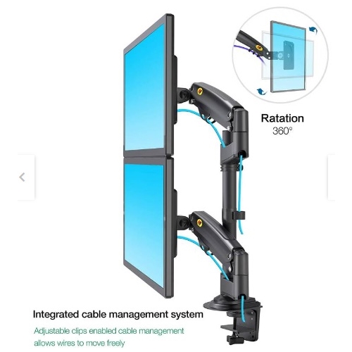 <?php echo Rack Ergonómico Flexible para Dos Monitores 17" a 27" IMPORTADO;?>