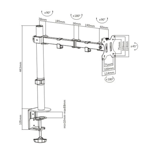 <?php echo Racks Ergonómico de Escritorio para Monitor 13”- 32” IMPORTADO;?>